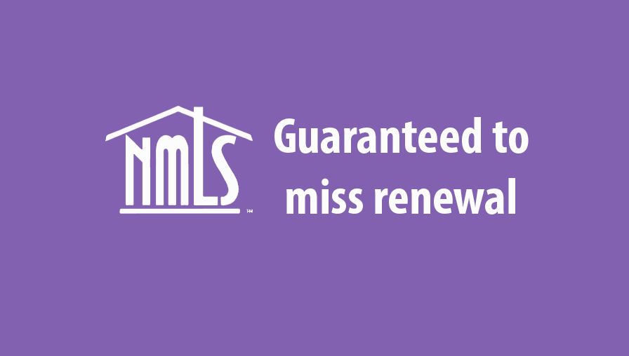 A purple background with the words " guaranteed miss renewal."